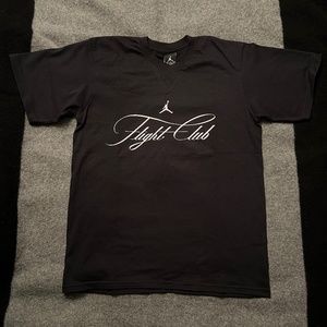 NIKE JORDAN 2008 Flight Club Black S/S Shirt SMALL